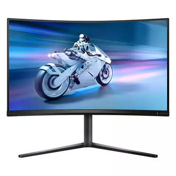 Монитор 31.5" Philips Envia 5000 32M2C5500W (00/01) VA, изогнутый, 2560x1440 (16:9), 500кд/м2, 240 Гц, 1 мс, 178°/178°, HDMI, DisplayPort, USB-Hub, серый (32M2C5500W (00/01))