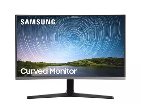 Монитор 31.5" Samsung LC32R500FHIXCI VA, изогнутый, 1920x1080 (16:9), 250кд/м2, 4мс, 178°/178°, VGA, HDMI, серый