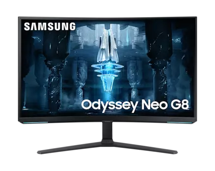 Монитор 32" Samsung Odyssey S32BG852NI VA, изогнутый, 3840x2160 (16:9), 350кд/м2, 240 Гц, 1 мс, 178°/178°, FreeSync Premium Pro, HDMI, DisplayPort, USB-Hub, черный (LS32BG852NIXCI)