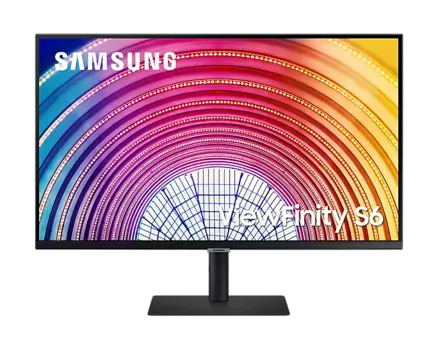 Монитор 32" Samsung ViewFinity S6 S60A VA, 2560x1440 (5:4), 300кд/м2, 5 мс, 178°/178°, HDMI, DisplayPort, USB-Hub, черный (LS32A600NAIXCI)