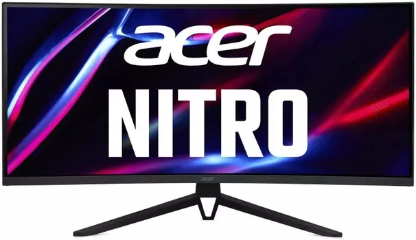 Монитор 34" Acer Nitro ED343CURHbmiippx VA, изогнутый, 3440x1440 (21:9), 300кд/м2, 100 Гц, 1 мс, 178°/178°, HDMI, DisplayPort, черный (UM.CE3EE.H01)