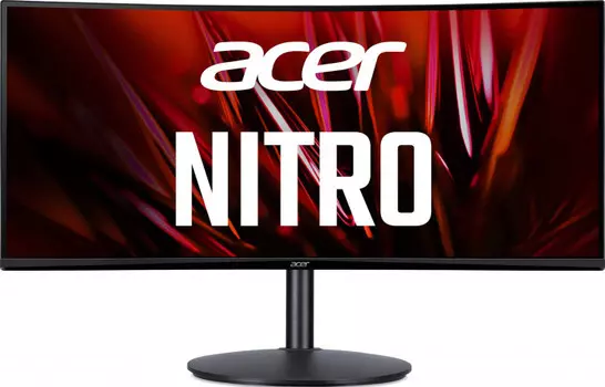 Монитор 34" Acer Nitro XZ342CUS3bmiipphx VA, изогнутый, 3440x1440 (21:9), 400кд/м2, 180 Гц, 1 мс, 178°/178°, HDMI, DisplayPort, черный (UM.CX2CD.301)