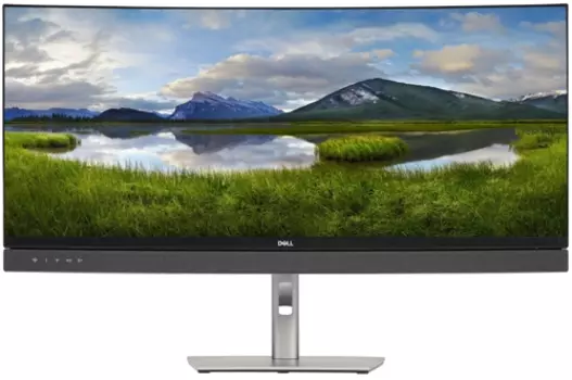 Монитор 34" DELL Conferencing Monitor C3422WE. IPS, изогнутый, 3440x1440 (21:9), 300кд/м2, 8мс, 178°/178°, HDMI, DisplayPort, USB Type-C, USB-Hub, веб-камера, черный/серебристый (C3422WE.)