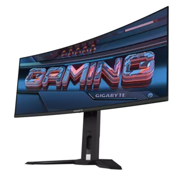 Монитор 34" Gigabyte MO34WQC2 OLED, изогнутый, 3440x1440 (16:9), 250кд/м2, 240 Гц, 0.03 мс, 178°/178°, HDMI, DisplayPort, USB Type-C, USB-Hub, черный (MO34WQC2 EK)
