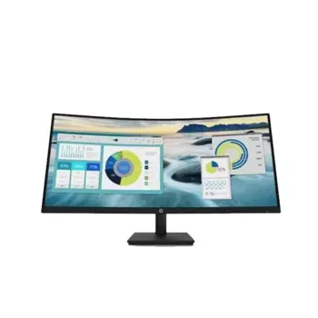 Монитор 34" HP G4 P34hc VA, изогнутый, 3440x1440 (21:9), 300кд/м2, 5 мс, 178°/178°, HDMI, DisplayPort, USB Type-C, черный (21Y56AA)