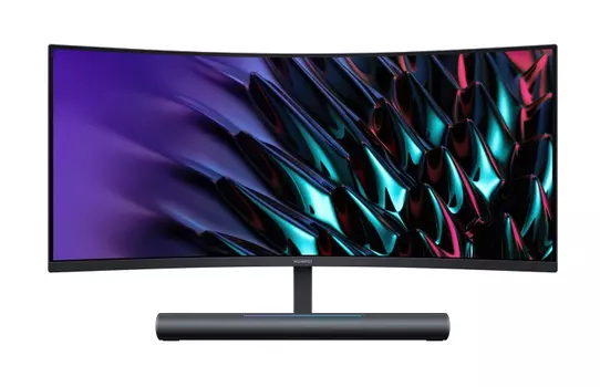 Монитор 34" Huawei MateView GT ZQE-CAA VA, изогнутый, 3440x1440 (21:9), 350кд/м2, 165 Гц, 1 мс, 178°/178°, HDMI, DisplayPort, USB Type-C, черный (53061124)