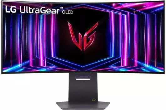 Монитор 34" LG UltraWide 34GS95QE-B OLED, изогнутый, 3440x1440 (21:9), 275кд/м2, 240 Гц, 0.3 мс, 178°/178°, HDMI, DisplayPort, USB-Hub, черный (34GS95QE-B.ARUZ)