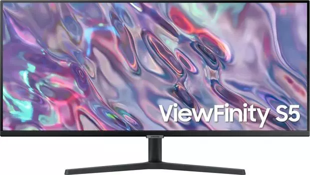Монитор 34" Samsung ViewFinity S5 S34C500GAI VA, 3440x1440 (21:9), 300кд/м2, 100 Гц, 5 мс, 178°/178°, HDMI, DisplayPort, черный (LS34C500GAIXCI)