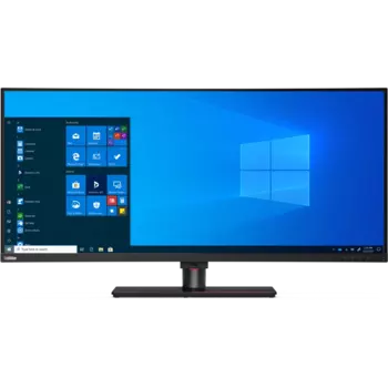 Монитор 39.7" Lenovo P40w-20 IPS, изогнутый, 51202160 (21:9), 300кд/м2, 4 мс, 178°/178°, HDMI, DisplayPort, Thunderbolt, USB Type-C, USB-Hub, черный (62C1GAR6CB)