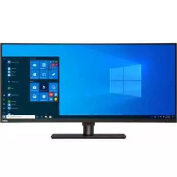 Монитор 39.7" Lenovo ThinkVision P40w-20 IPS, изогнутый, 5120x2160 (21:9), 300кд/м2, 4мс, 178°/178°, FreeSync, HDMI, DisplayPort, Thunderbolt, USB-Hub, черный (62C1GAT6EU)