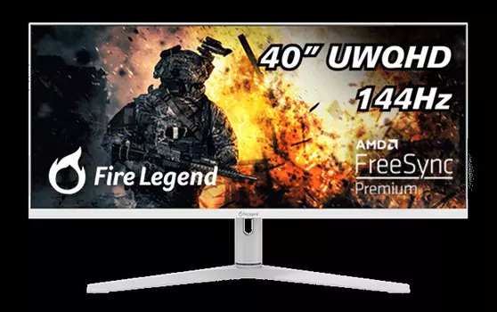 Монитор 40" AOpen 40XV1CUPwmiiphux IPS, 3440x1440 (21:9), 400кд/м2, 144 Гц, 1 мс, 178°/178°, HDMI, DisplayPort, USB Type-C, белый (UM.MX1EE.P09)