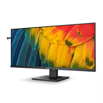 Монитор 40" Philips 40B1U5600/00 IPS, 3440x1440 (16:9), 500кд/м2, 120Hz, 4мс, 178°/178°, HDMI, DisplayPort, USB Type-C, USB-Hub, черный