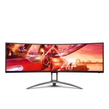 Монитор 48.8" AOC AG493UCX2 VA, изогнутый, 5120x1440 (32:9), 400кд/м2, 165Hz, 1мс, 178°/178°, FreeSync Premium Pro, HDMI, USB Type-C, USB-Hub, черный (AG493UCX2 )