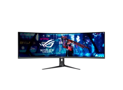 Монитор 49" ASUS ROG STRIX XG49WCR VA, изогнутый, 5120x1440 (32:9), 450кд/м2, 165 Гц, 1 мс, 178°/178°, HDMI, DisplayPort, USB Type-C, USB-Hub, черный (90LM08I0-B01170)