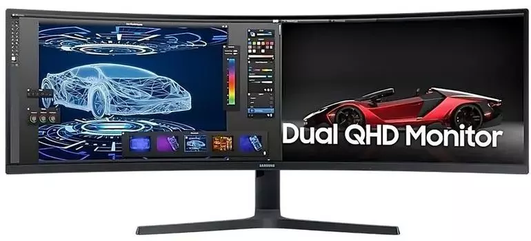 Монитор 49" Samsung Dual QHD Monitor S49A950UIU VA, изогнутый, 5120x1440 (32:9), 250кд/м2, 120Hz, 4мс, 178°/178°, HDMI, DisplayPort, USB Type-C, USB-Hub, черный (LS49A950UIUXEN)