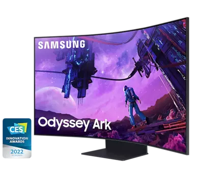 Монитор 55" Samsung Odyssey Ark LS55BG970NIXCI VA, изогнутый, 3840x2160 (16:9), 600кд/м2, 165Hz, 1мс, 178°/178°, FreeSync, HDMI, USB-Hub, черный (LS55BG970NIXCI)