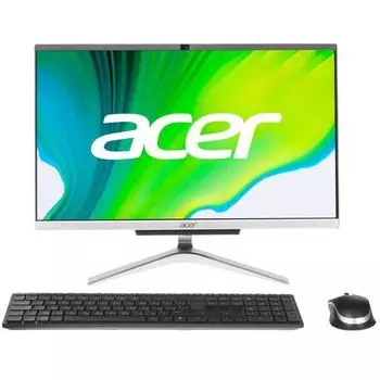 Моноблок Acer Aspire C22-420 21.5" 1920x1080, AMD Athlon 3050U 2.3GHz, 4Gb RAM, 256Gb SSD, WiFi, BT, Cam, Endless OS, серебристый, клавиатура, мышь (DQ.BG3ER.003)