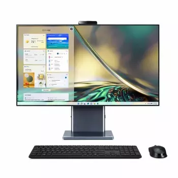 Моноблок Acer Aspire S27-1755 27" 2560x1440, Intel Core i7-1260P 1.5 ГГц, 16Gb RAM, 1Tb SSD, WiFi, BT, Cam, W11, серый, клавиатура, мышь (DQ.BKECD.004)