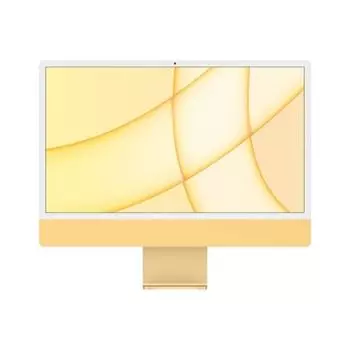 Моноблок Apple iMac 24" 4480x2520, M1 2 ГГц, 8Gb RAM, 512Gb SSD, WiFi, BT, Cam, MacOS, желтый, клавиатура, мышь, без евровилки (Z12S0024H) Английская клавиатура!