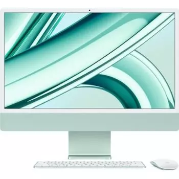 Моноблок Apple iMac MQRN3ZP/A 24" 4480x2520, Apple M3 4 ГГц, 8Gb RAM, 256Gb SSD, Apple M3, WiFi, BT, Cam, MacOS, зеленый, клавиатура, мышь (MQRN3ZP/A) Английская клавиатура!
