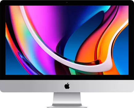 Моноблок Apple iMac MXWU2LL/A 27" 5120x2880, Intel Core i5-10600 3.3 ГГц, 8Gb RAM, 512Gb SSD, AMD Radeon Pro 5300 4Gb, WiFi, BT, Cam, MacOS, серебристый, клавиатура, мышь (MXWU2LL/A)