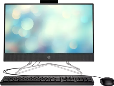 Моноблок HP 22-dd2003ci 21.5" 1920x1080, Intel Pentium J5040 2 ГГц, 4Gb RAM, 256Gb SSD, Intel UHD Graphics, WiFi, BT, Cam, без ОС, черный, клавиатура, мышь (69G09EA)