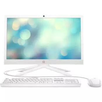 Моноблок HP AIO 21-b1022ur 20.7" 1920x1080, AMD 3020e 1.2GHz, 4Gb RAM, 256Gb SSD, AMD Radeon Graphics, WiFi, BT, Cam, Windows 11, белый, клавиатура, мышь (5D242EA)