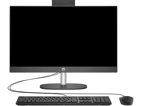 Моноблок HP ProOne 240 G10 23.8" 1920x1080, intel Core i3-N300 3.8 ГГц, 8Gb RAM, 256Gb SSD, Intel Iris Xe Graphics, WiFi, BT, Cam, без ОС, серый, клавиатура, мышь (936U1EA)