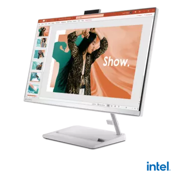 Моноблок Lenovo AIO 3 27IAP7 27" 1920x1080, Intel Core i7-1260P 1.7 ГГц, 16Gb RAM, 512Gb SSD, NVIDIA GeForce MX550 2Gb, WiFi, BT, Cam, без ОС, белый, клавиатура, мышь (F0GJ008JRU)