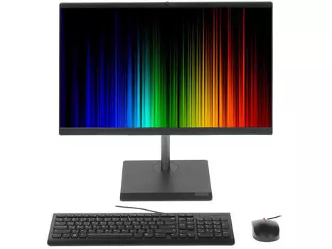 Моноблок Lenovo AIO V30a-24IIL 23.8" 1920x1080, intel Core i3-1005G1 1.2GHz, 4Gb RAM, 1Tb HDD, Intel UHD Graphics, WiFi, BT, Cam, DOS, черный, клавиатура, мышь (11LA001DRU)