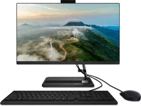Моноблок Lenovo IdeaCentre 3 24IAP7 23.8" 1920x1080, Intel Core I7-13620H 2.4 ГГц, 16Gb RAM, 1Tb SSD, Intel UHD Graphics, WiFi, BT, Cam, без ОС, черный, клавиатура, мышь (F0GH01BQRK)
