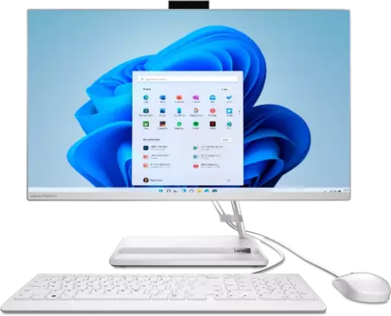 Моноблок Lenovo IdeaCentre AIO 3 22ITL6 21.5" 1920x1080, Intel Pentium Gold 7505 2 ГГц, 4Gb RAM, 256Gb SSD, WiFi, BT, Cam, без ОС, белый, клавиатура, мышь (F0G500BPRU)