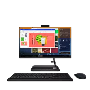 Моноблок Lenovo IdeaCentre AIO 3 24ADA6 23.8" 1920x1080, AMD Ryzen 3 3250U 2.6 ГГц, 4Gb RAM, 256Gb SSD, AMD Radeon Graphics, WiFi, BT, Cam, без ОС, черный, клавиатура, мышь (F0FX0091LK)