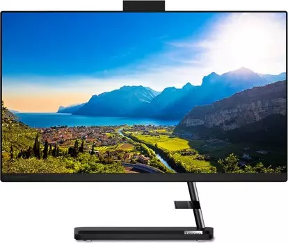 Моноблок Lenovo IdeaCentre AIO 3 24ALC6 23.8" 1920x1080, AMD Ryzen 5 7530U 2 ГГц, 16Gb RAM, 512Gb SSD, AMD Radeon Graphics, WiFi, BT, Cam, без ОС, черный, клавиатура, мышь (F0G100YKRK)