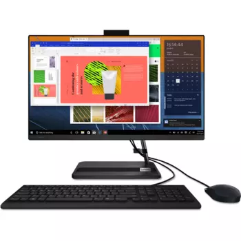 Моноблок Lenovo IdeaCentre AIO 3 24ALC6 23.8" 1920x1080, Intel Core i3-1215U 1.2 ГГц, 8Gb RAM, 512Gb SSD, Intel UHD Graphics, WiFi, BT, Cam, без ОС, черный, клавиатура, мышь (F0GH018BRK)