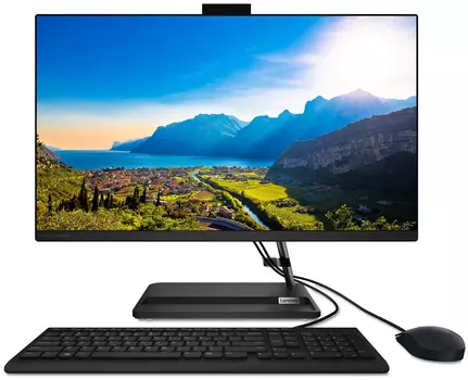 Моноблок Lenovo IdeaCentre AIO 3 24IAP7 23.8" 1920x1080, Intel Core i5-13420H 2.1 ГГц, 16Gb RAM, 1Tb SSD, WiFi, BT, Cam, без ОС, черный, клавиатура, мышь (F0GH01BPRK)
