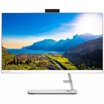Моноблок Lenovo IdeaCentre AIO 3 24ITL6 23.8" 1920x1080, Intel Core i3-1115G4 3 ГГц, 8Gb RAM, 256Gb SSD, Intel UHD Graphics, WiFi, BT, Cam, без ОС, белый, клавиатура, мышь (F0G0010ERU)