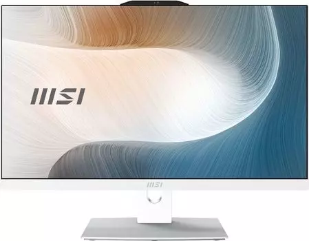 Моноблок MSI Modern AM242P 12M-216RU 23.8" 1920x1080, Intel Core i5-1240P 1.7 ГГц, 16Gb RAM, 512Gb SSD, Intel Iris Xe Graphics, WiFi, BT, Cam, W11Pro, белый, клавиатура, мышь (9S6-AE0712-216)