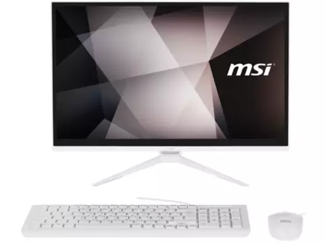 Моноблок MSI Pro 22XT 10M-832RU 21.5" 1920x1080 Touch, Intel Pentium Gold G6405 4.1 ГГц, 4Gb RAM, 128Gb SSD, WiFi, BT, Cam, W11Pro, белый (9S6-ACD312-832)