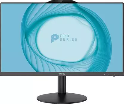 Моноблок MSI Pro AP242 12M-457RU 23.8" 1920x1080, Intel Pentium Gold G7400 3.7 ГГц, 4Gb RAM, 128Gb SSD, Intel UHD Graphics, WiFi, BT, Cam, W11Pro, черный, клавиатура, мышь (9S6-AE0611-457)