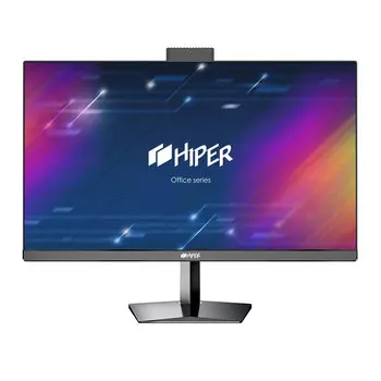 Моноблок-платформа HIPER AIO Office HO-D3-H410-B, 2xDDR4 SODIMM, 1x2.5" HDD/SSD, 1xM.2 SSD, WiFi, BT, Cam, черный