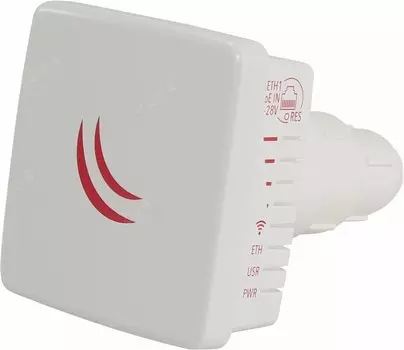 Мост MikroTik LDF 5 (RBLDF-5nD), LAN: 1x100 Мбит/с, 802.11n, 5 ГГц 300 Мбит/с, внутренних антенн: 1x9dBi, PoE