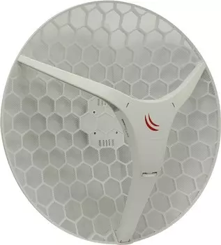 Мост MikroTik LHG XL 5 ac (RBLHGG-5acD-XL), LAN: 1x1 Гбит/с, 802.11a/b/g/n/ac, 5 ГГц, внутренних антенн: 2x27dBi, PoE