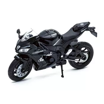 Мотоцикл Welly "Kawasaki Ninja ZX-10RR", черный (12845P)