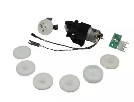 Мотор привода бумаги HP оригинал DJ T920/1500/1600/2500/2600/3500 (CR357-67010)
