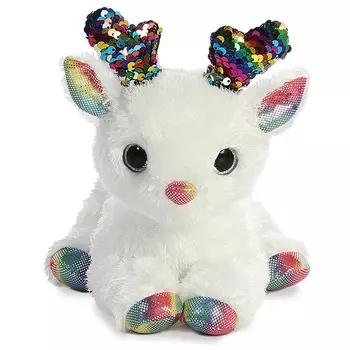 Мягкая игрушка Aurora "Оленёнок", 23 см, с пайетками, разноцветный (180956C)