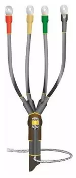 Муфта кабельная концевая 4 жилы 16 мм-25 мм термоусадка, от -50°С до +50°С, Нева-Транс Комплект 1ПКВ(Н)Тп-4х(16-25) (22020329)