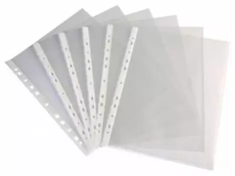 Файл-вкладыш Бюрократ, А4+, 40 мкм, матовая поверхность, 100 шт