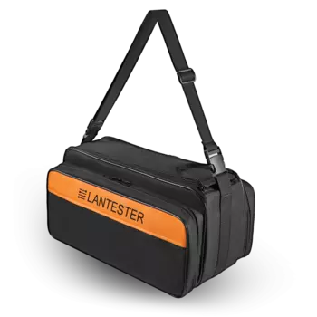 Мультифункциональная сумка для приборов и инструментов LANMASTER LAN-BAG-L, плечевой ремень, черный (LAN-BAG-L)