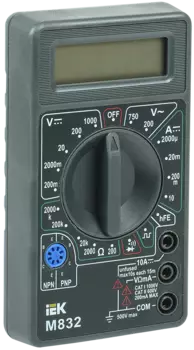 Мультиметр IEK UNIVERSAL M832 (TMD-2S-832)
